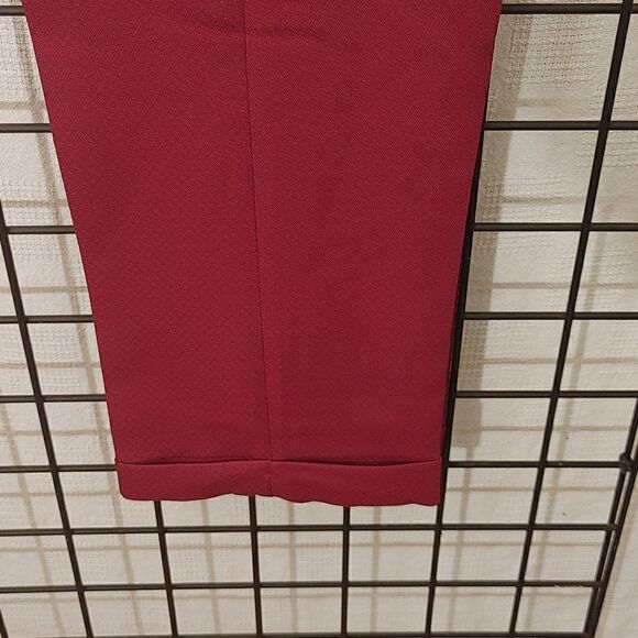 MONTIQUE INT. RUBY RED/WHITE 2 PIECE WALKING SUITS. - Picture 11 of 12